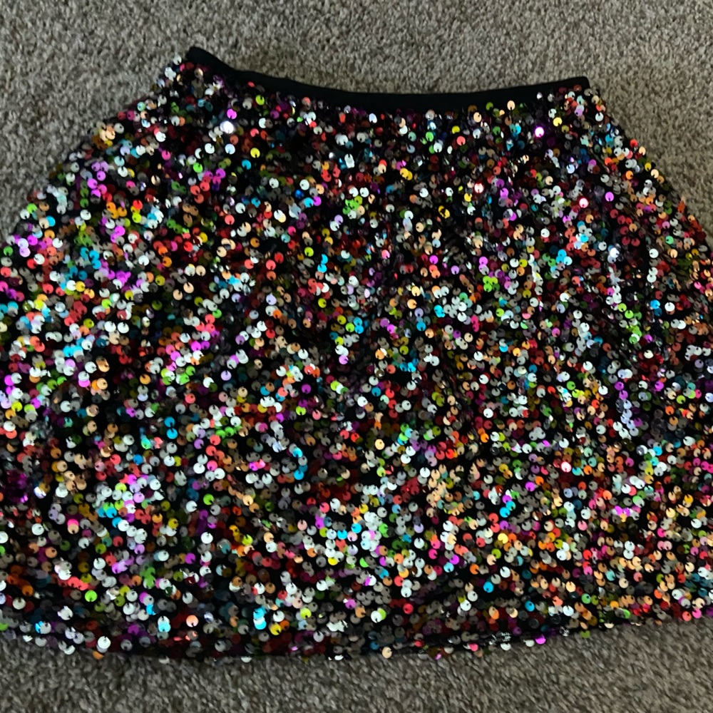 Jumping Beans Colorful Sequin Skirt